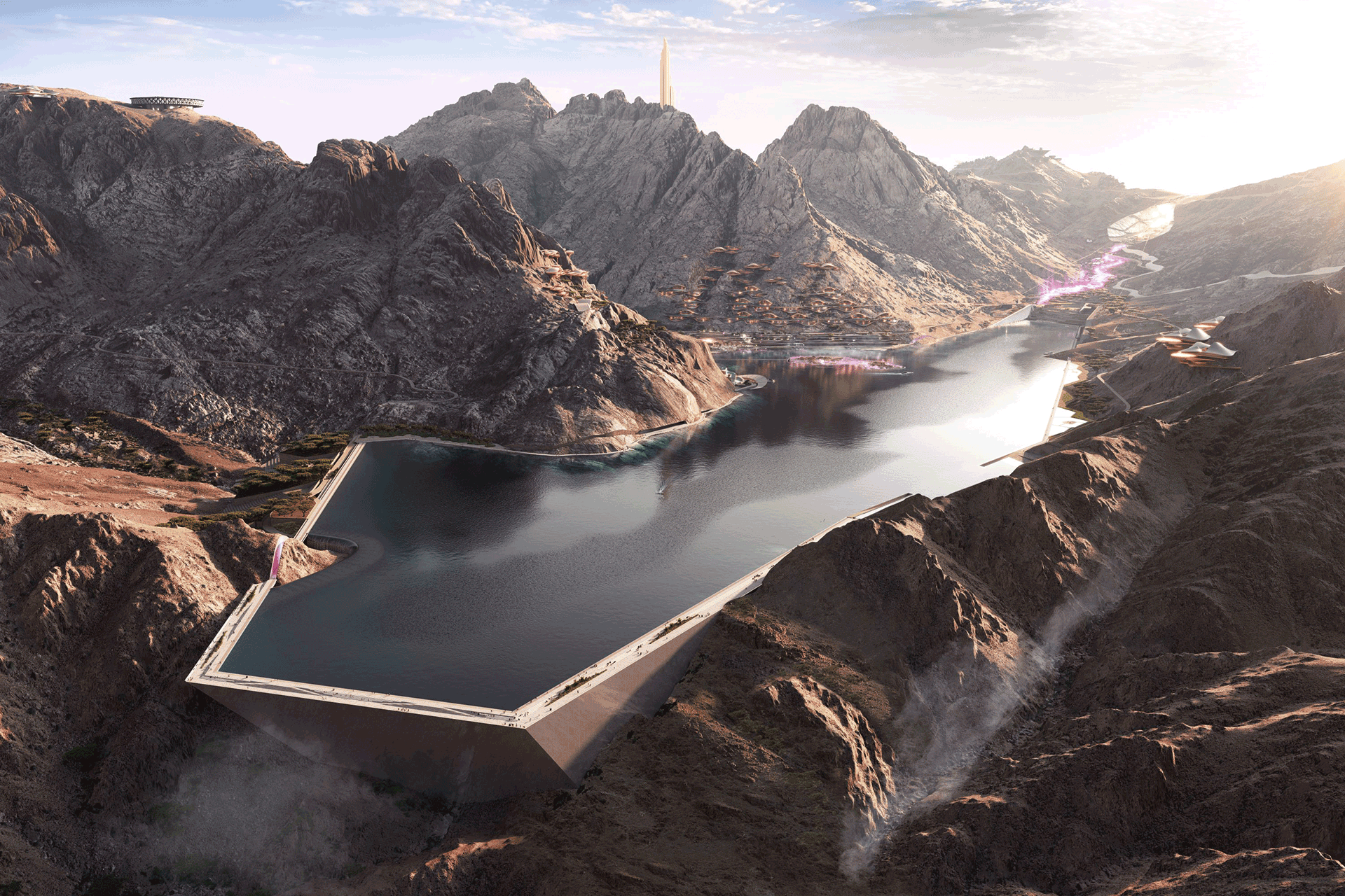 Trojena, NEOM (render)